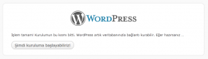 Wordpress Site Kurmak